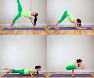 Tập yoga tại nhà với những bài tập đơn giản.