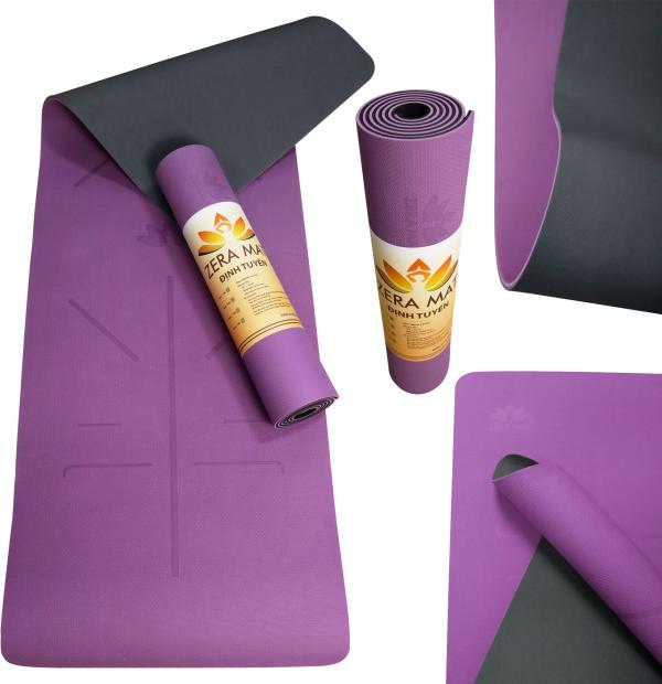 Thảm tập yoga ZERA Mat định tuyến (6mm - 2 lớp & 8mm - 2 lớp) 