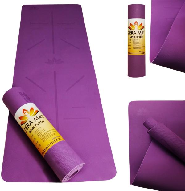 Thảm tập yoga ZERA Mat định tuyến (6mm - 1 lớp & 8mm - 1 lớp) 