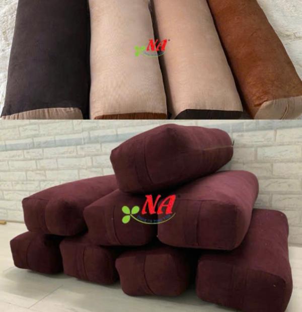 GỐI YIN NA (60cmx20cmx15cm) - GỐI TẬP YOGA TRỊ LIỆU PHỤC HỒI (Gối Bolster) 