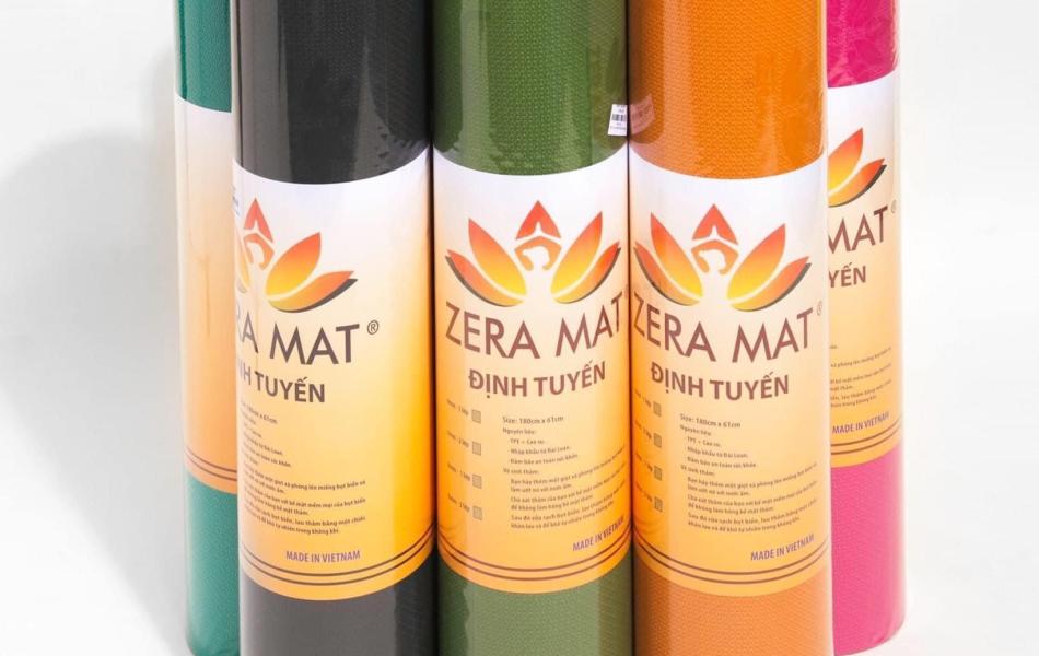 Thảm tập yoga ZERA Mat định tuyến (6mm - 2 lớp & 8mm - 2 lớp) 