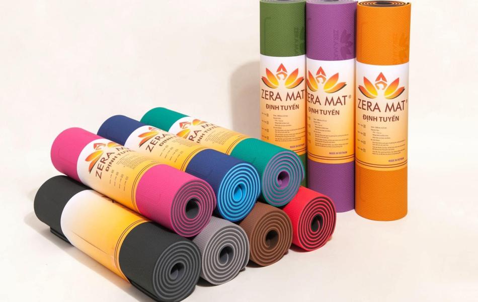 Thảm tập yoga ZERA Mat định tuyến (6mm - 2 lớp & 8mm - 2 lớp) 